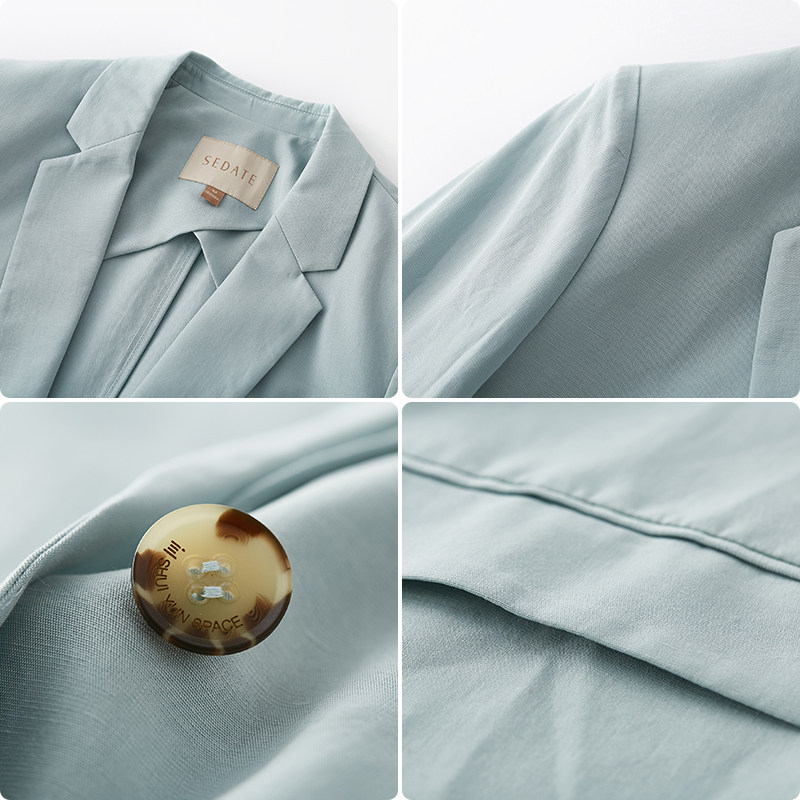 水云间一粒扣西装外套2020纯色 sedate西装