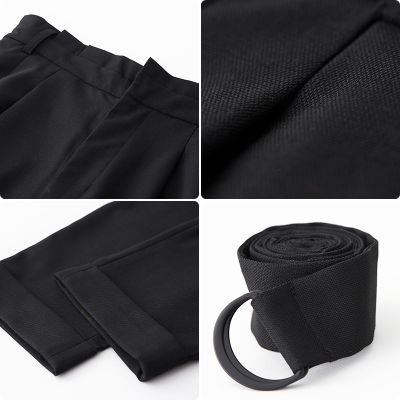 水云间女装秋装新款高腰显瘦休闲裤 sedate休闲裤