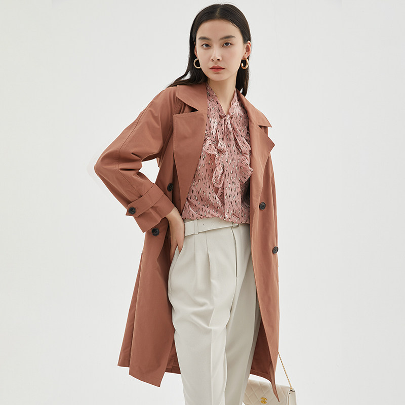 水云间女装中长款秋季新款风衣 sedate风衣