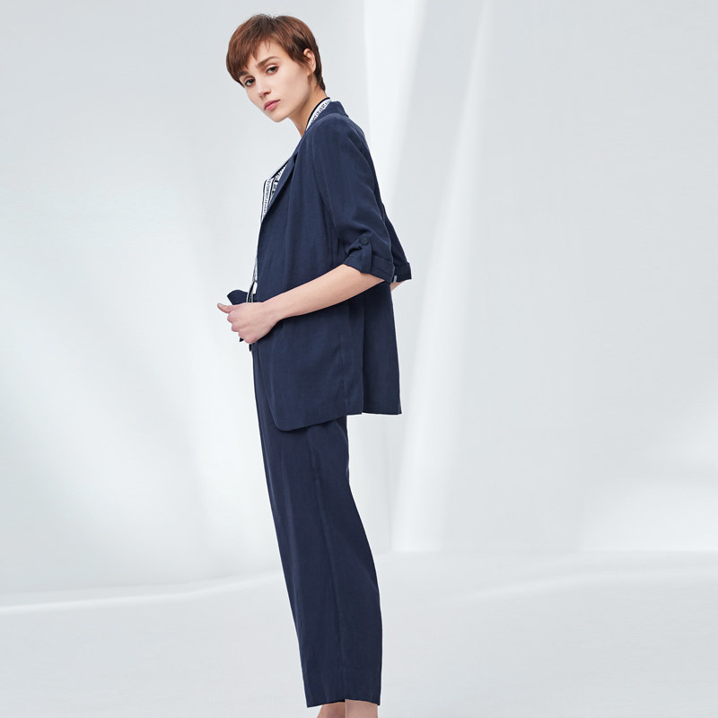 水云间春秋新款职业小西装五分袖 sedate西装