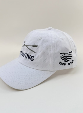 Global Canal Rowing Action赛艇刺绣速干帽 透气户外运动棒球帽