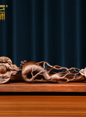 如意中式风办公室桌面开业礼品