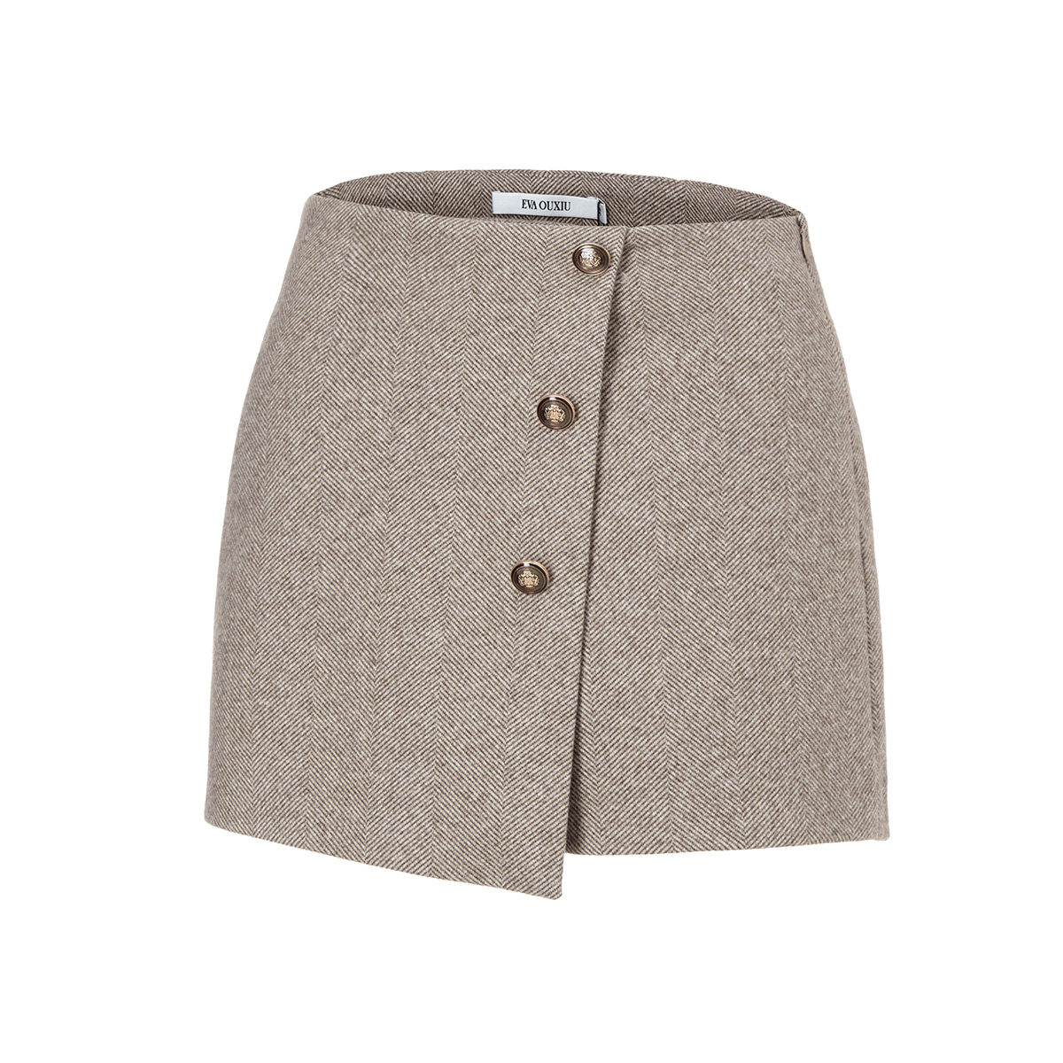 伊华欧秀2021年秋季新款高腰裙裤 evaouxiu休闲裤