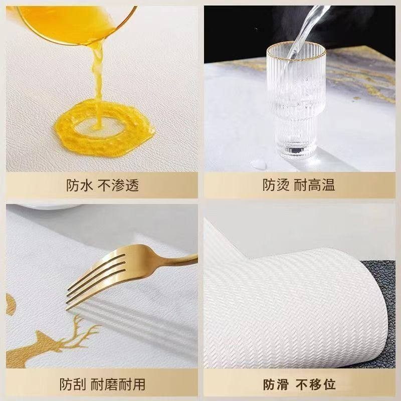 马年春节桌布防水防油免洗防烫红色桌垫喜庆垫子茶几布桌面保护垫,淘宝优惠券,粉丝福利购,淘宝优惠卷