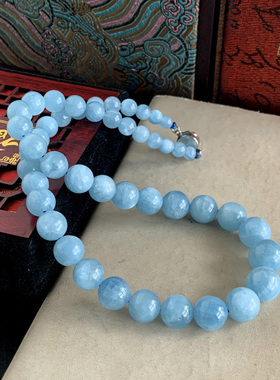 海蓝宝项链辉光效应充填