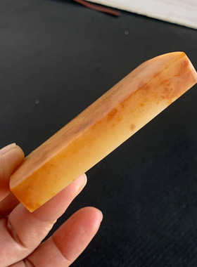 天然黄龙玉方牌吊坠项坠