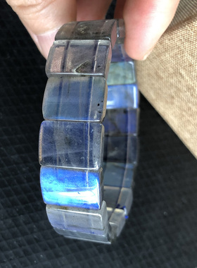 水玉冰魄天然拉长石蓝光