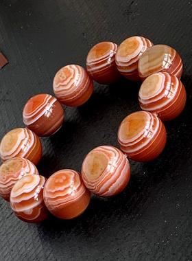 天眼红玛瑙手串天然缠丝玛瑙手链