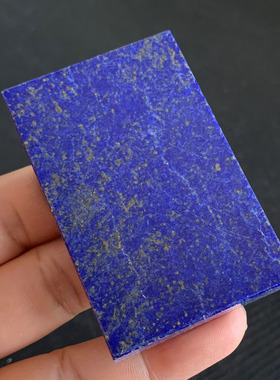 天然青金石吊坠平安无事牌实物