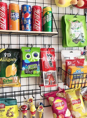 ins网红娃娃零食架家用杂物挂墙