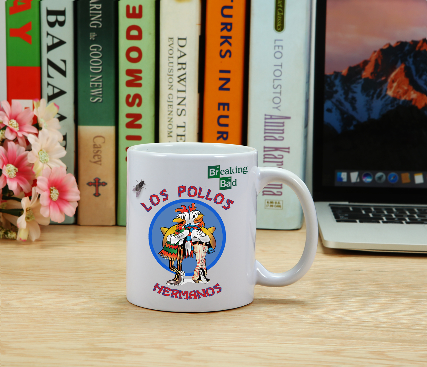 Los Pollos Hermanos绝命毒师陶瓷咖啡马克杯子水杯周边礼物新Mug - 图0