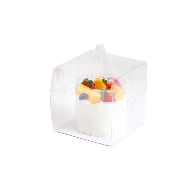 四寸4寸透明蛋糕盒子手提加高西点爆浆烘焙2/3/5/6五寸蛋糕包装盒-图3