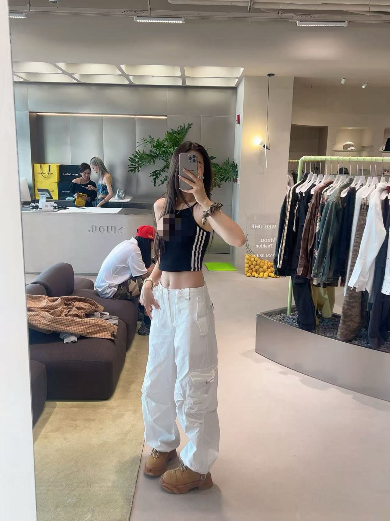 Muou.fashion美式复古辣妹风字母印花吊带背心女修身显瘦短款上衣,淘宝优惠券,粉丝福利购,淘宝优惠卷