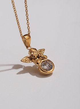 钛钢项链女轻奢小众设计感锁骨链