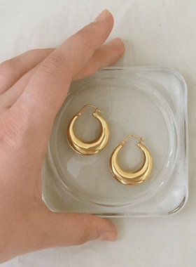 小众|简约wearring同款钛钢耳环