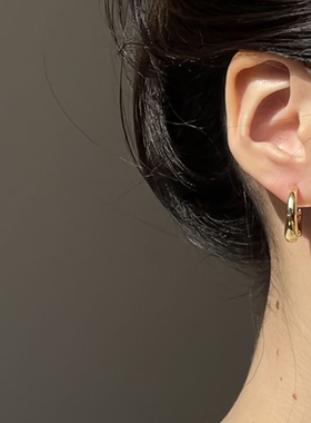 WEARRING拼色小圈圈耳环