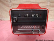 Early Japan SEIKO Seiko Machinery Clock control radio page-turning seat clock nostalgic old second-hand items