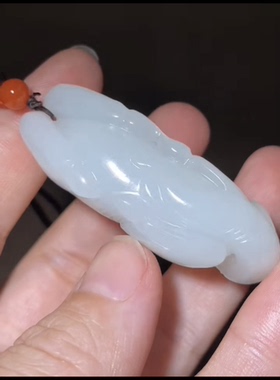 精品新疆和田玉籽料 马到成功 一级老熟上手即油 脂粉足 55*28*20