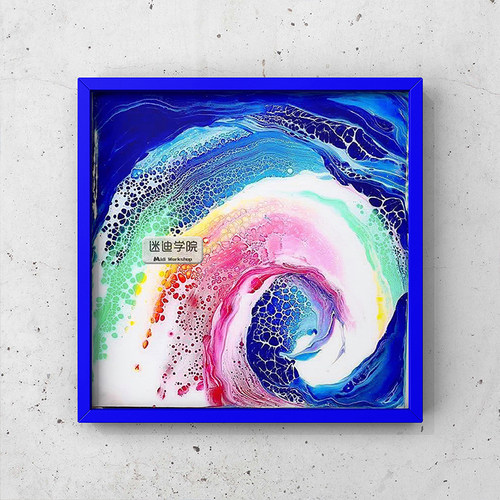 【流体画细胞效果颜料】无需硅油加热即开即用diy直接细胞效果 - 图3