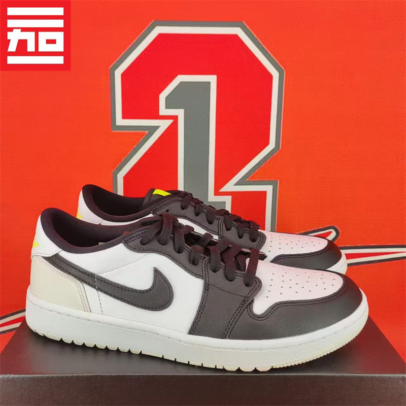 Air Jordan 1 Low Golf 男款AJ1经典低帮百搭休闲板鞋 DD9315-005 - 图3