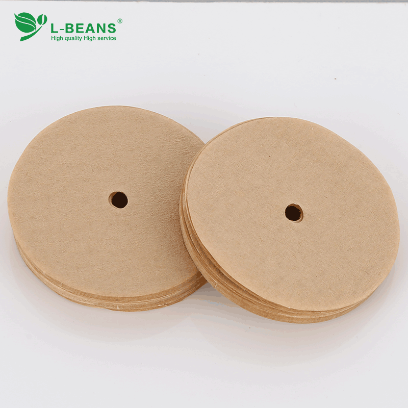 L-BEANS咖啡壶滤纸 越南壶专用滤纸100片原木质纤维无漂白过滤纸 - 图2