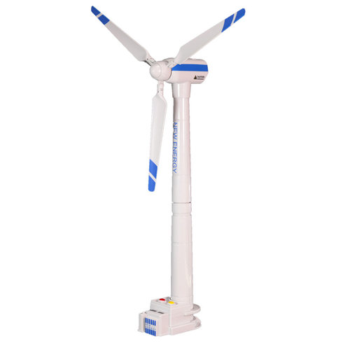 风力发电风车玩具儿童发条回力旋转发电机模型男孩宝宝益智风力机 - 图3