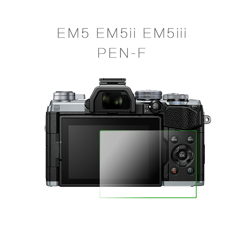 万冈奥林巴斯EM10ii IV PEN-F EM5iii EM1X EPL9相机钢化膜屏幕膜-图2