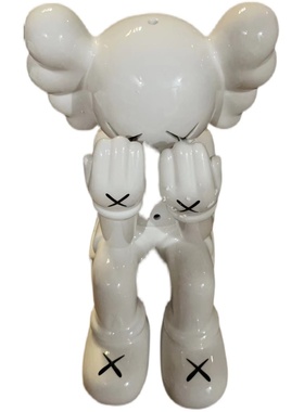 现货KAWS座款香炉黑白