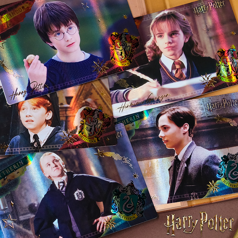 正版哈利波特少年时光系列明信片贴纸盲盒赫敏马尔福周边 - 图2