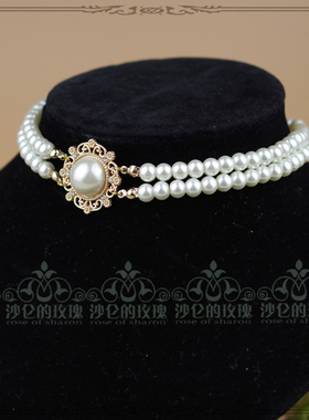 原创！温妮优雅系多层项链珍珠