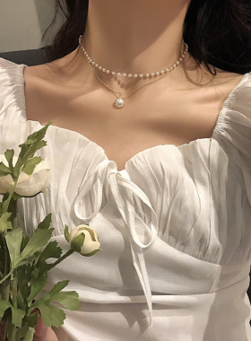 千亿少女#韩国ins气质甜美珍珠