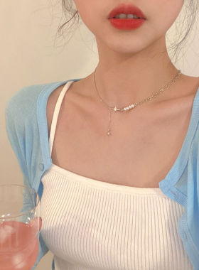 千亿少女新款星芒闪钻轻奢小众