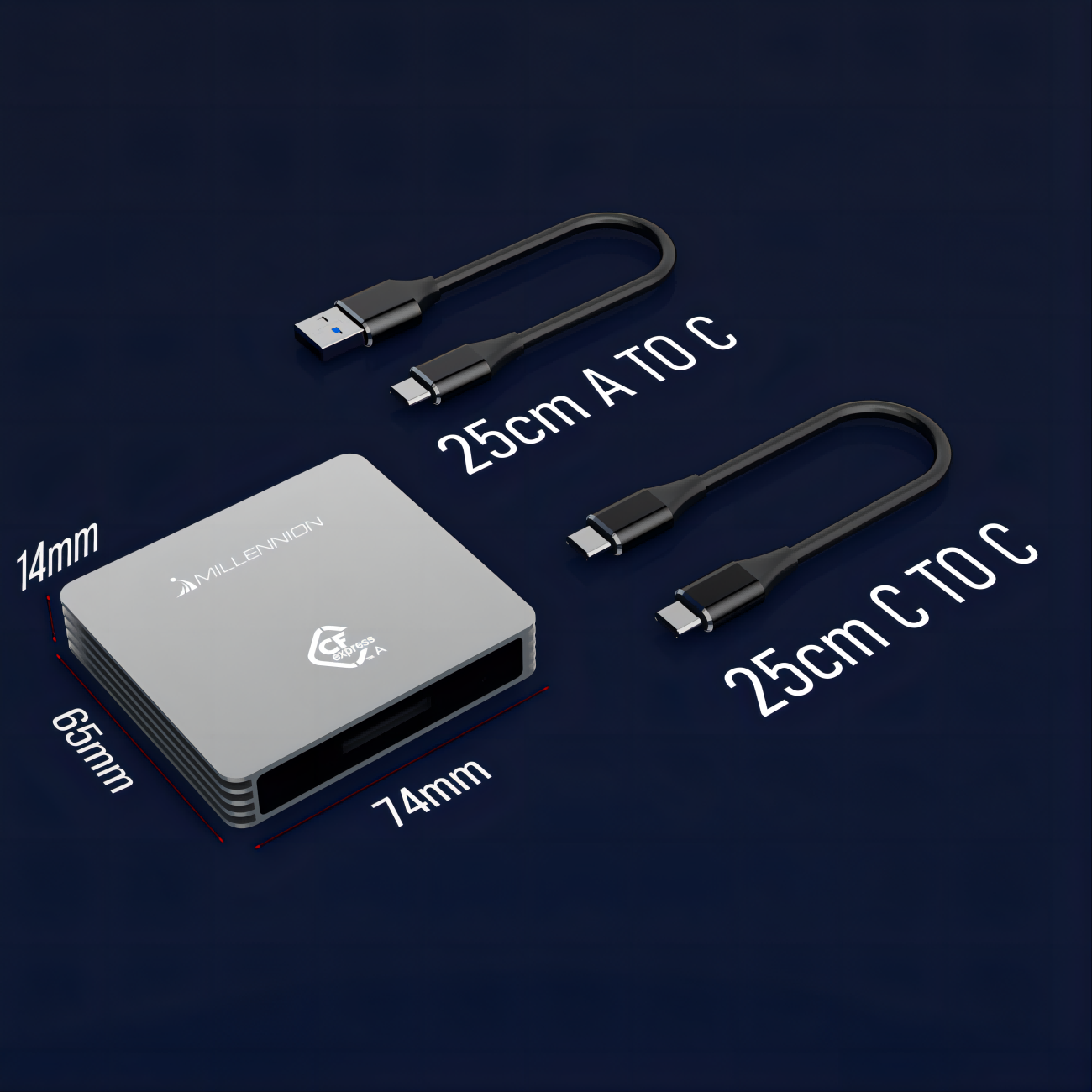 日本迈和伦CFe读卡器适用于索尼佳能尼康R5CFexpress存储卡TypeAB-图2