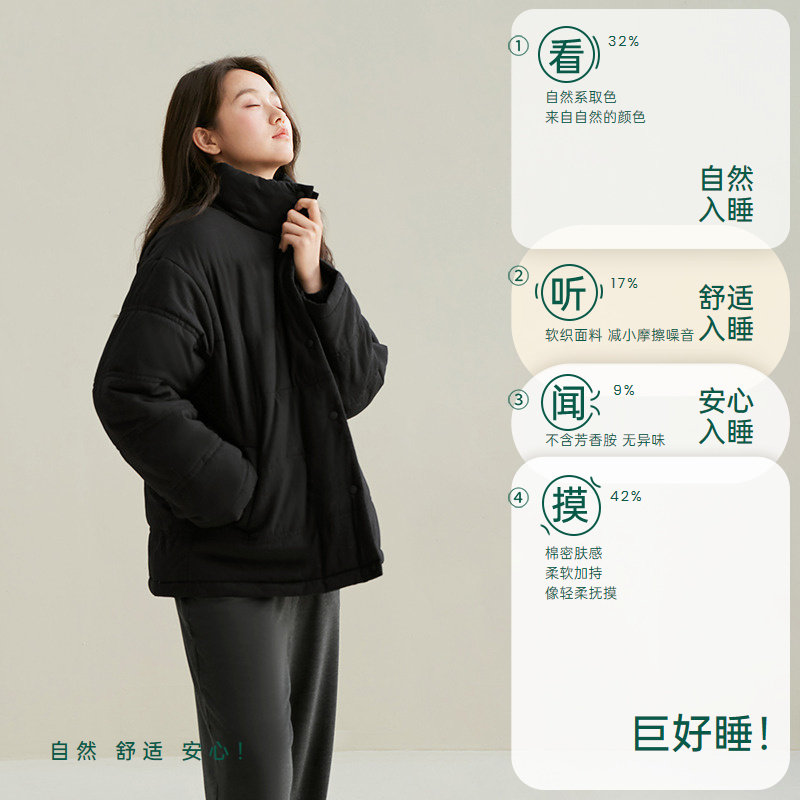 安之伴【巨保暖】睡衣女冬季单件上衣三层夹棉冬款加厚家居服外套,淘宝优惠券,粉丝福利购,淘宝优惠卷