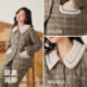 Anzhiban ສາມຊັ້ນ quilted coral velvet pajamas ສໍາລັບແມ່ຍິງຊຸດ