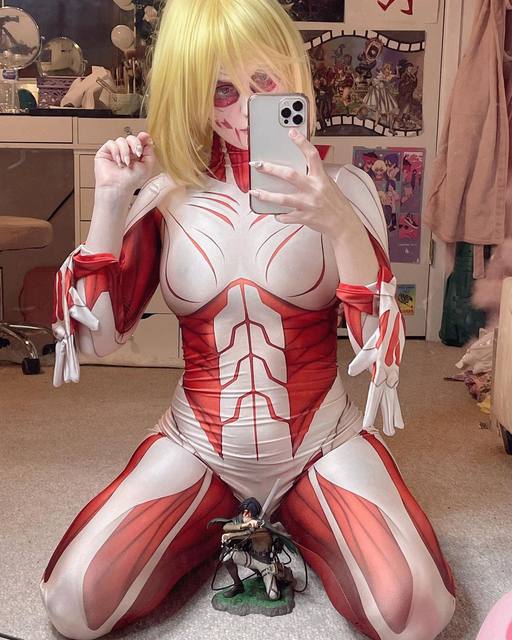 Halloween Female Adult Attack on Titan Annie Leonhart Ani Cos Bodysuit Zentai