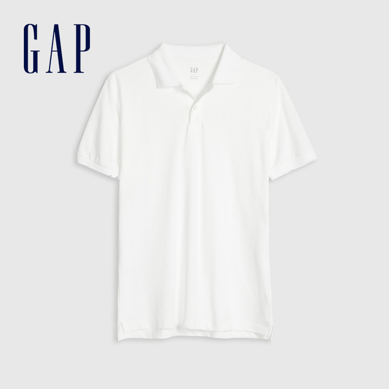 gap男装简约纯色短袖夏季polo衫 GapPolo衫