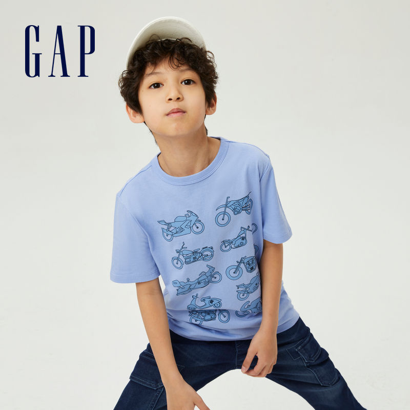 Gap 盖璞 纯棉 中大男童短袖T恤 天猫优惠券折后¥45包邮(¥90-45)110-160cm码多色可选 2件¥78 Gap 盖璞 纯棉 中大男童短袖T恤 天猫优惠券折后¥45包邮(¥90-45)110-160cm码多色可选 2件¥78