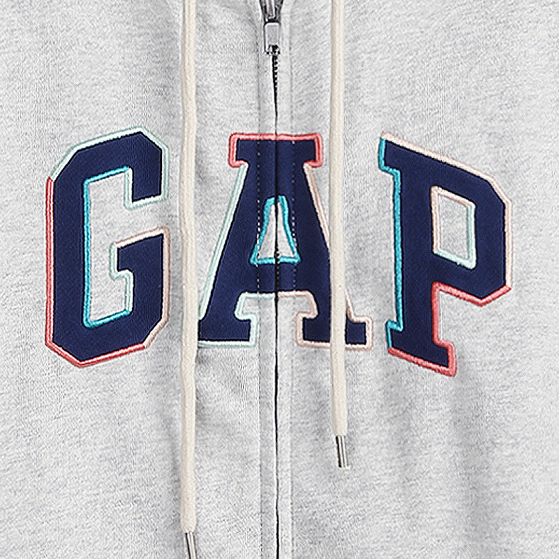 gap女装休闲拉链连帽衫潮流上衣 Gap卫衣/绒衫