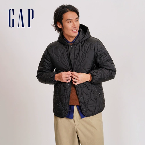 Gap, дизайнерский пуховик с капюшоном, весенняя удерживающая тепло куртка