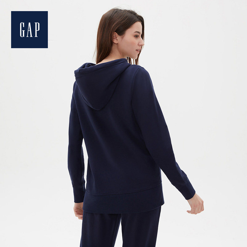 gap女装休闲拉链连帽衫潮流上衣 Gap卫衣/绒衫