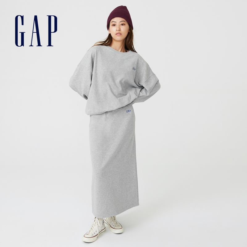 gap logo法式圈织软秋季新款半身裙 Gap半身裙