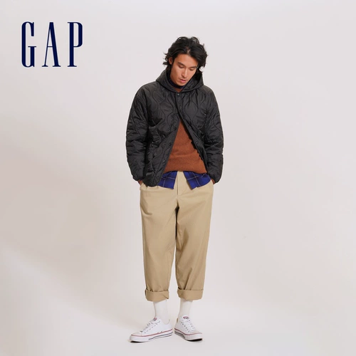 Gap, дизайнерский пуховик с капюшоном, весенняя удерживающая тепло куртка