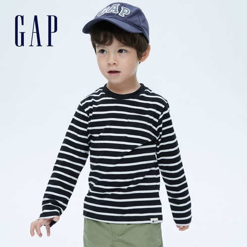 Gap, хлопковый весенний лонгслив, тренд сезона, детская одежда