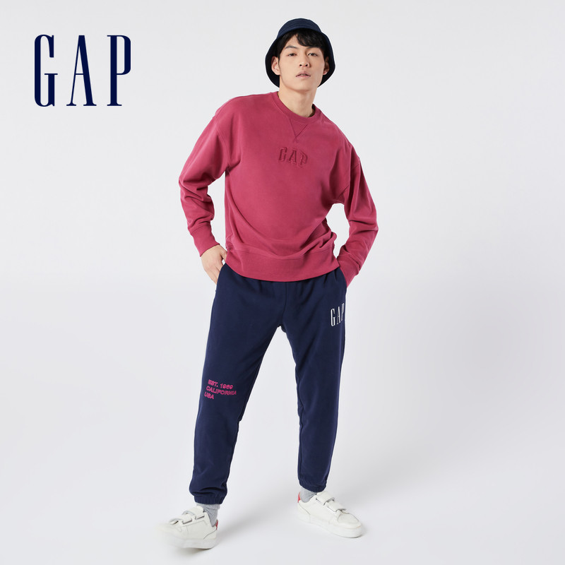 gap男女装logo法式圈织软卫衣春季 Gap卫衣