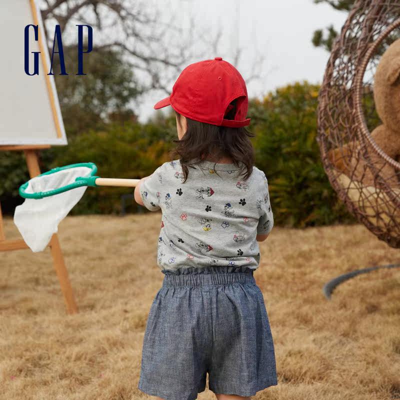 【汪汪队联名】gap男幼童纯棉打底衫 GapT恤