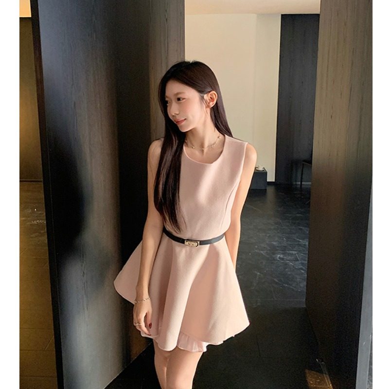 miu系氛围感桃花粉温柔套装裙子少女小香风圆领小外套搭配背心裙,淘宝优惠券,粉丝福利购,淘宝优惠卷