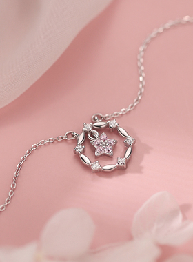 巷南925纯银五角星项链轻奢高级