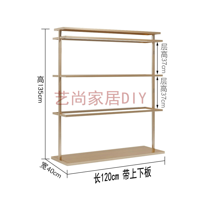 移动内衣架子文胸展示架内裤货架落地多功能商场挂短裤中岛双面 - 图0