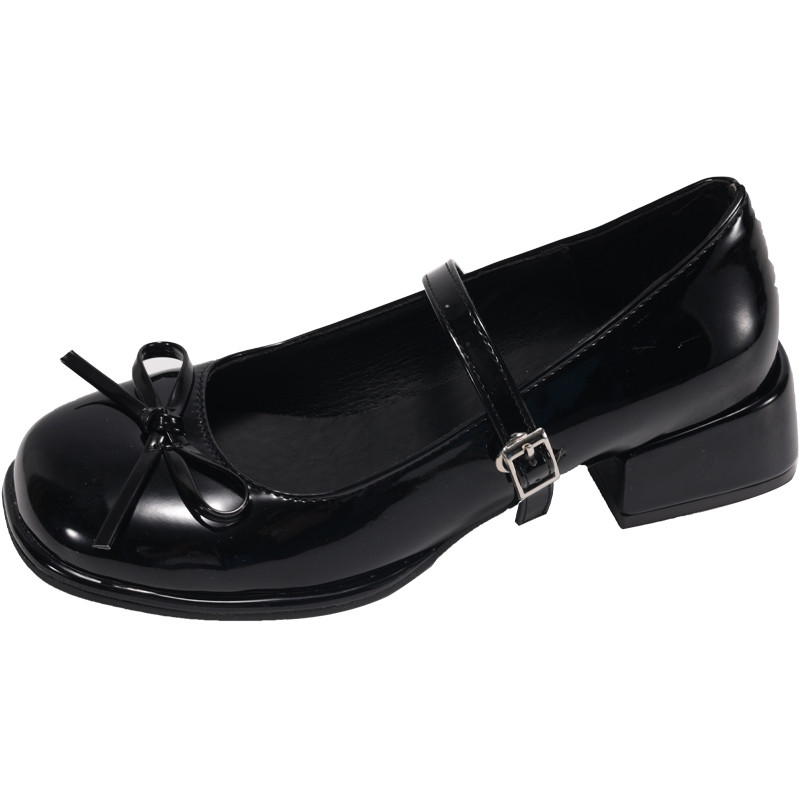 日系甜美玛丽珍女鞋小皮鞋配裙子黑色高跟鞋配裙子低跟单鞋女3cm,淘宝优惠券,粉丝福利购,淘宝优惠卷